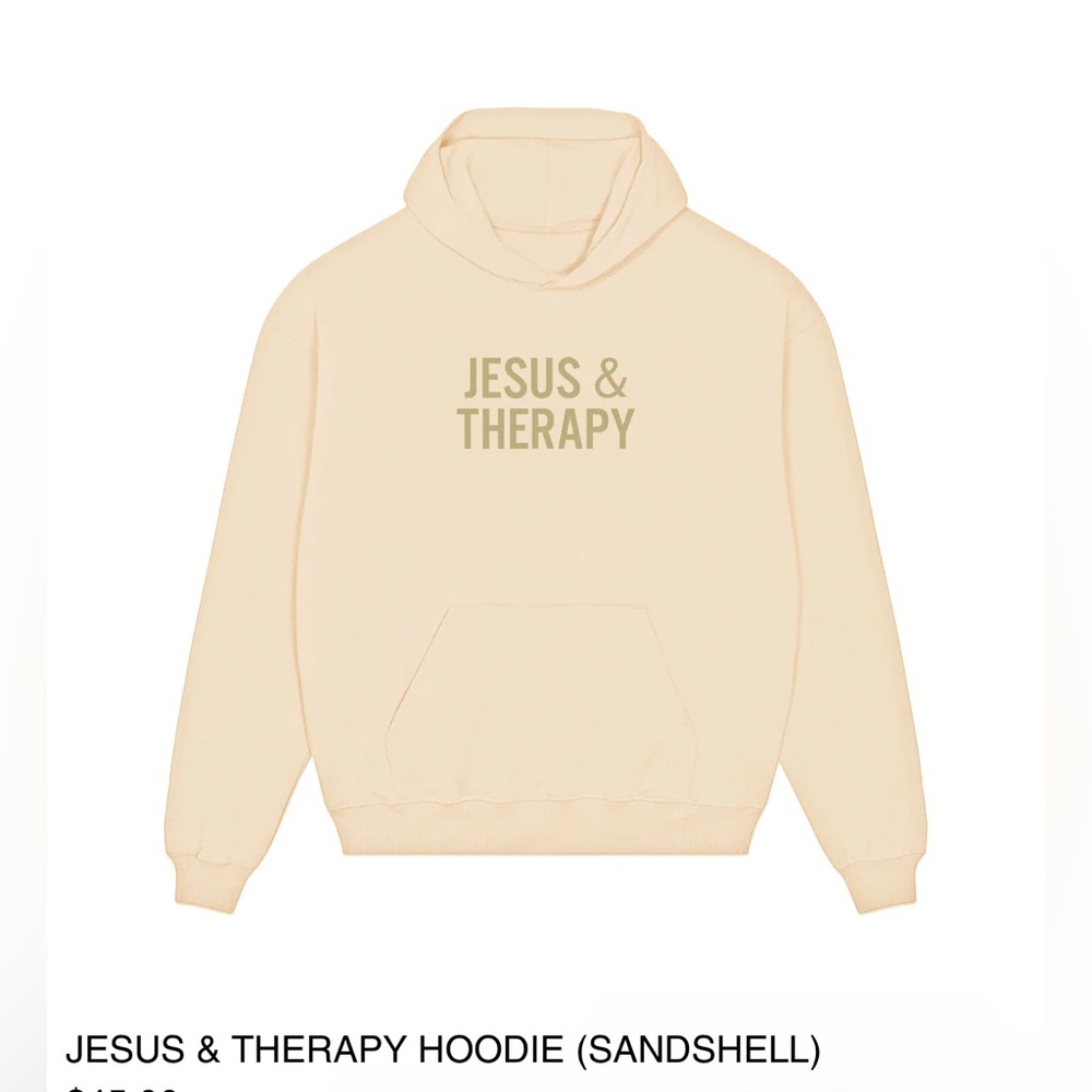 Bold Apparel Hoodie “Jesus & Therapy”